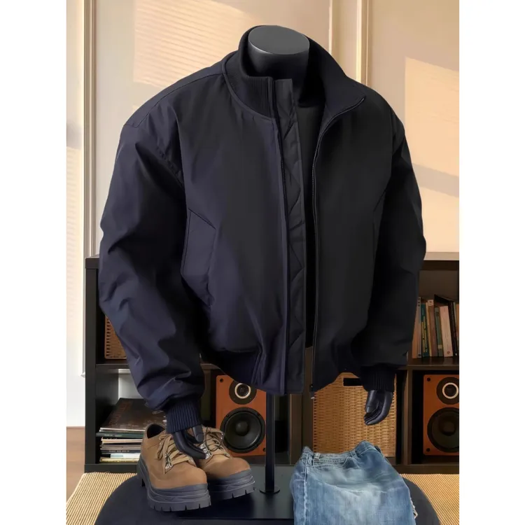 美式三防bomber飞行夹克男秋季高级感痞帅正肩防水冲锋衣廓形外套