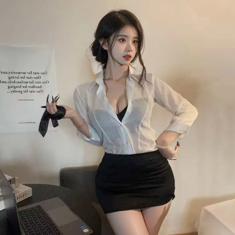 性感纯欲JK制服辣妹水手服校园风青春可爱秘书服装空姐装8005