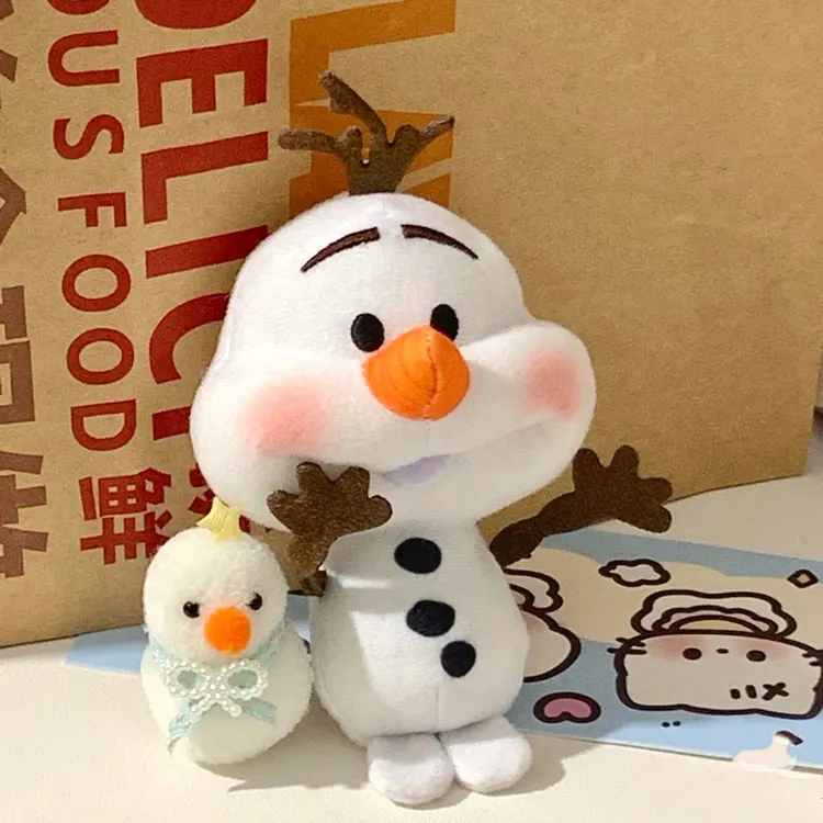 【新疆包邮】冰雪奇缘雪人玩偶毛绒玩具玩偶卡通雪宝公仔小雪王娃娃