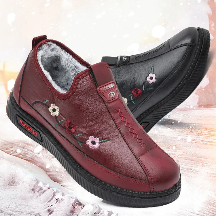 34-43码单棉同款老北京布鞋女老人鞋软底加厚中老年保暖妈妈鞋子