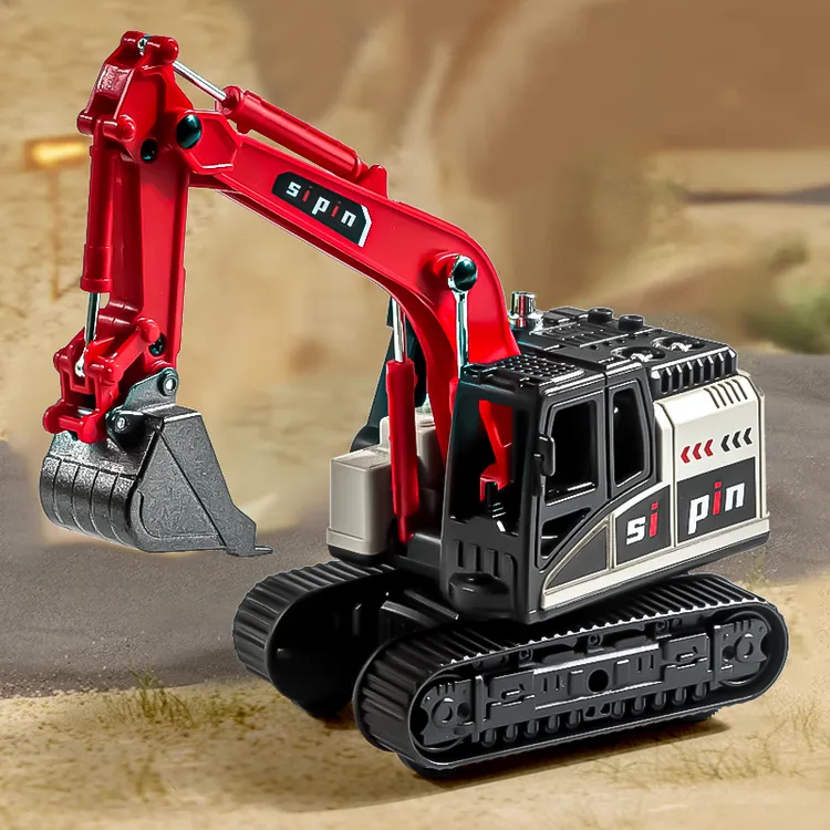 仿真合金惯性挖掘机玩具3-6岁儿童工程车挖沙男宝宝玩具挖机挖土
