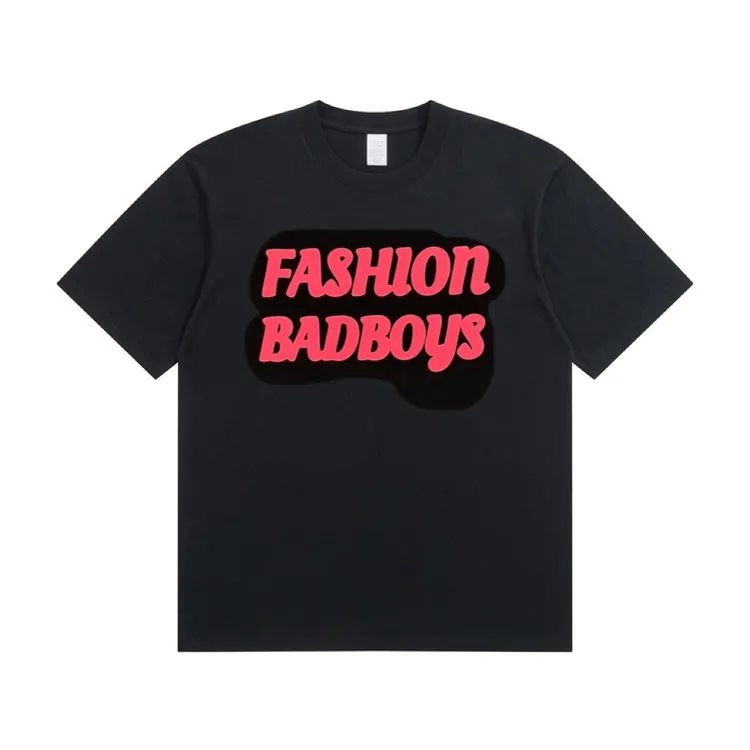 感布仔服饰-潮牌时尚T恤260克简约透气宽松纯棉男女同款百搭通勤