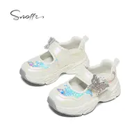 【断码捡漏】斯纳菲女童闪闪鞋春秋女孩轻便透气运动软底休闲鞋厚底