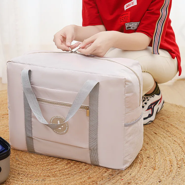 旅行包折叠收纳袋圆标飞机包带里布双层便携式衣物收纳衣服整理包