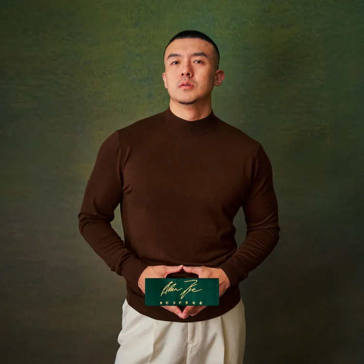 半高领丝羊绒羊毛长袖针织衫毛衣线衣内搭保暖秋冬男士纯色宽松