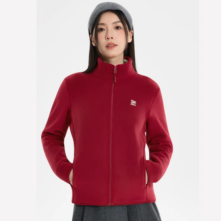 850克变态厚秋冬加绒加厚保暖防风女士户外运动休闲云感绒厚外套