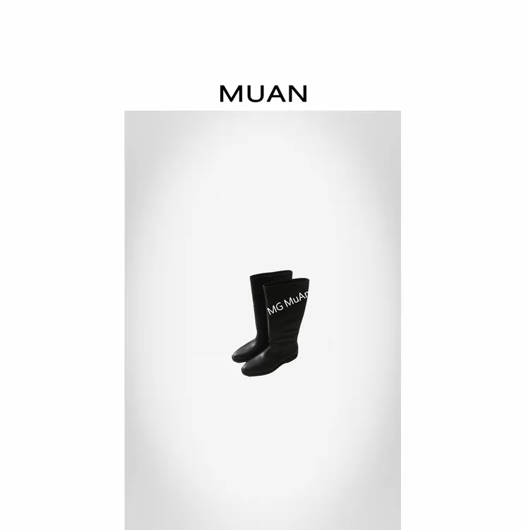 木岸MUAN:《肯豆长靴》定制显瘦百搭高级宽松骑士靴长靴女LL-61-135
