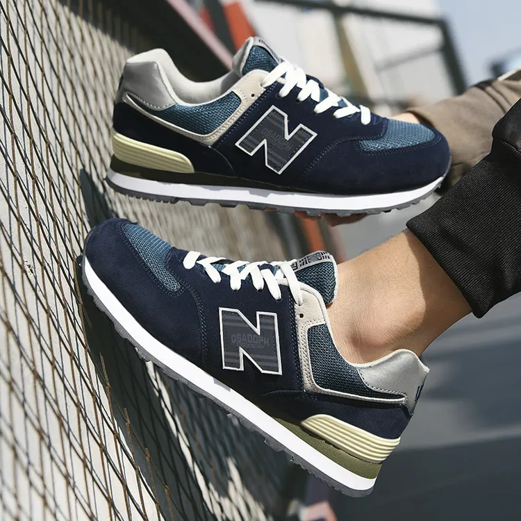 新百伦男鞋正品新款旅游休闲鞋男女款百搭运动鞋女防滑跑步鞋男款