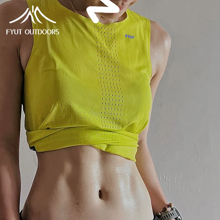 FYUT户外速干衣透气轻薄排汗背心2025春夏新款女修身无袖运动上衣