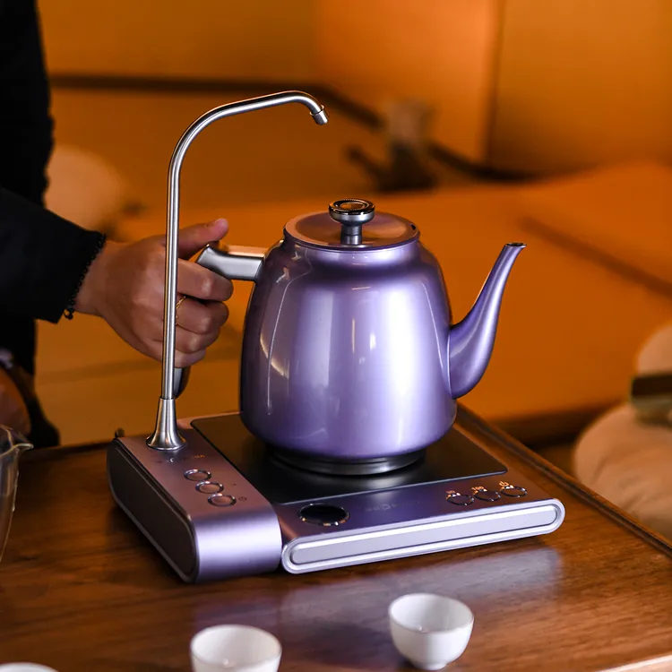 品察纯钛双层真空烧水壶泡茶专用恒温电热水壶全钛高端送礼防烫壶