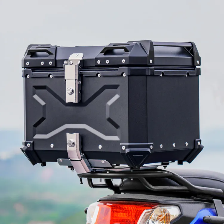 摩托车铝合金后尾箱电动瓶车ADV骑行摩旅超大容量摩托车后备箱