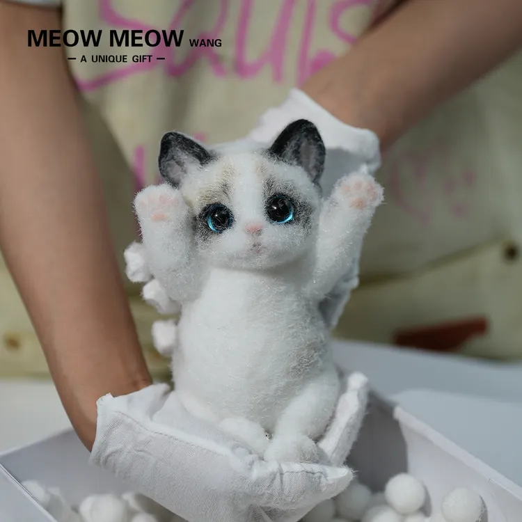 斑比自制纯手工植绒瘦布偶 食品级硅胶解压捏捏乐