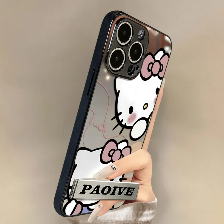探头猫猫适用苹果16Promax手机壳iPhone15/14少女软萌13日韩ins风