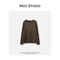  MZX 秋季颗粒肌理感长袖圆领上衣 SY10618-P