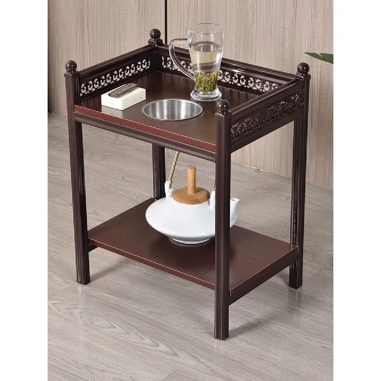 麻将桌茶几茶水架麻将机旁边小水杯架棋牌室烟灰缸放茶杯架子家用