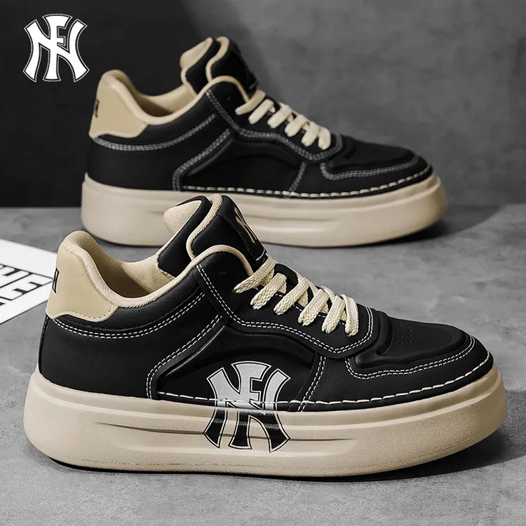 FN男鞋2025冬季新款轻便休闲板鞋男款时尚百搭厚底增高运动潮鞋商品图