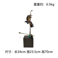 【本尼家】Q05铜雕塑摆件创意家居装饰34*23.5*70cm