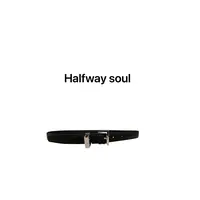 Halfway soul 杨老师2.0cm <正反100%头层牛皮 >腰带
