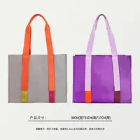 57321 微瑕，韩版Gan家，大号织物托特，手提单肩包，尺寸：39×31×17cm