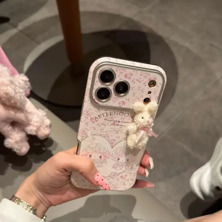 少女心可爱美乐蒂小羊适用于苹果17pro/16promax手机壳15保护套14