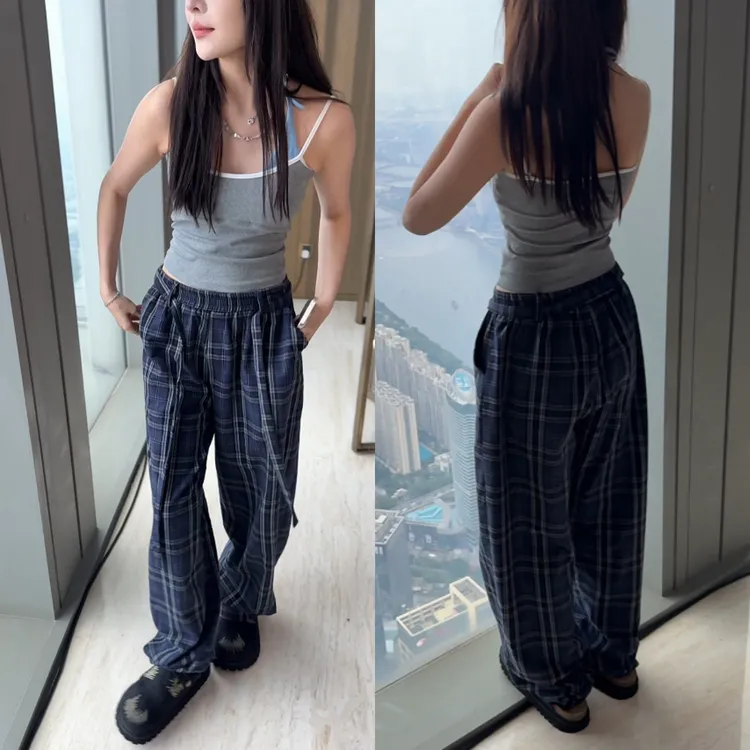 设计感时尚百搭潮流简约轻奢痞帅男女同款宽松直筒高品质休闲裤