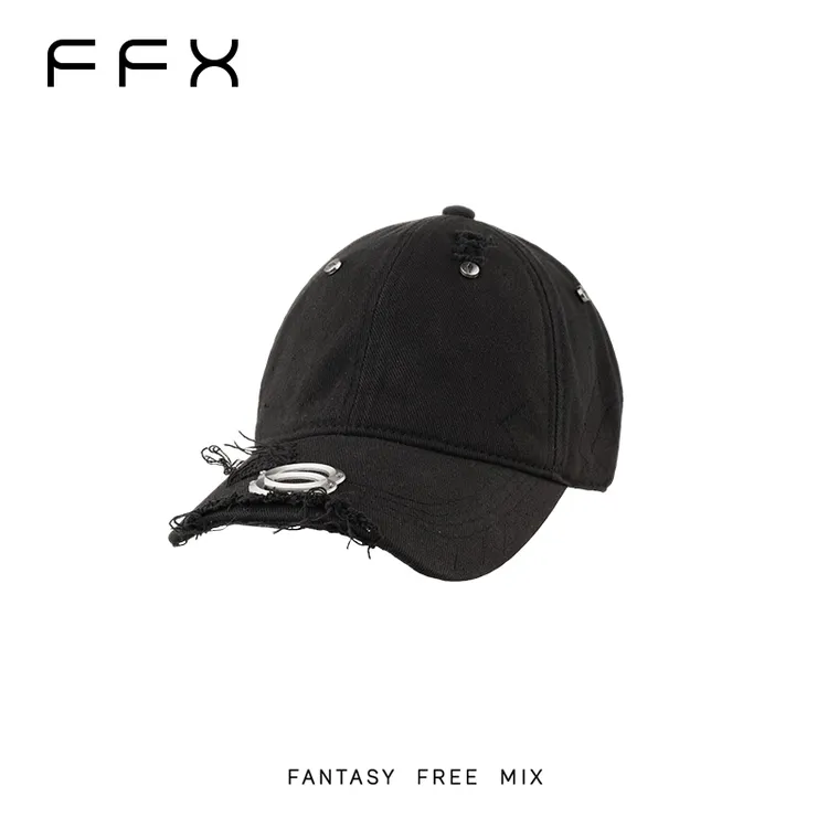 弗弗西FFX【破界】高级时尚定制金属破旧风复古棒球帽