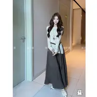 【琪子清定制】全额运补 A字半身裙女2025高腰显瘦大摆中长款伞裙女