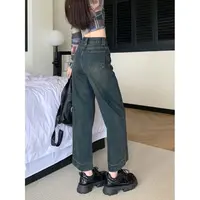 牛仔直筒小烟管裤3106