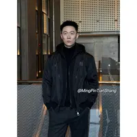 【帽子可拆卸】铭品添尚2025冬季新款男士休闲连帽羽绒服#9968