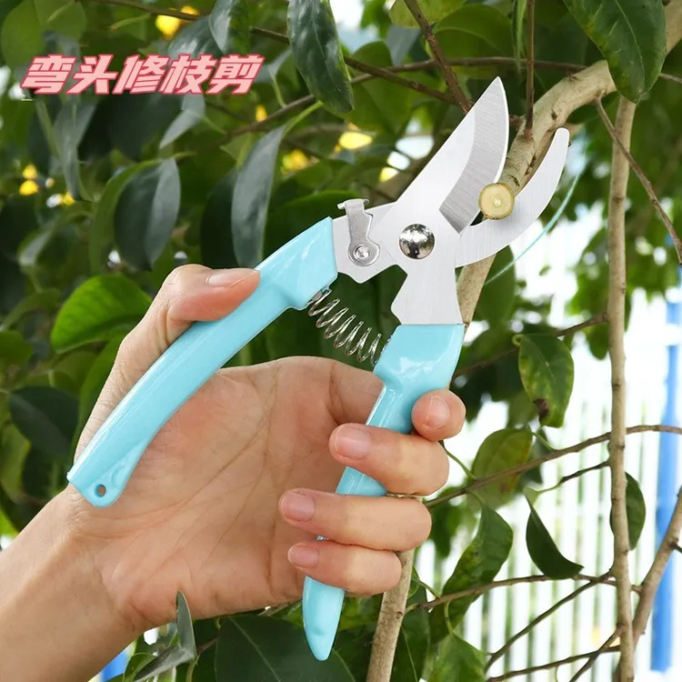 园艺剪刀省力修枝剪刀钢粗枝剪园艺木果树嫁接修花园林剪工具