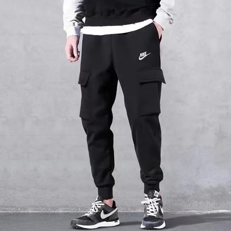 Nike/耐克冬季加绒保暖工装针织柔软舒适长裤卫裤CD3130