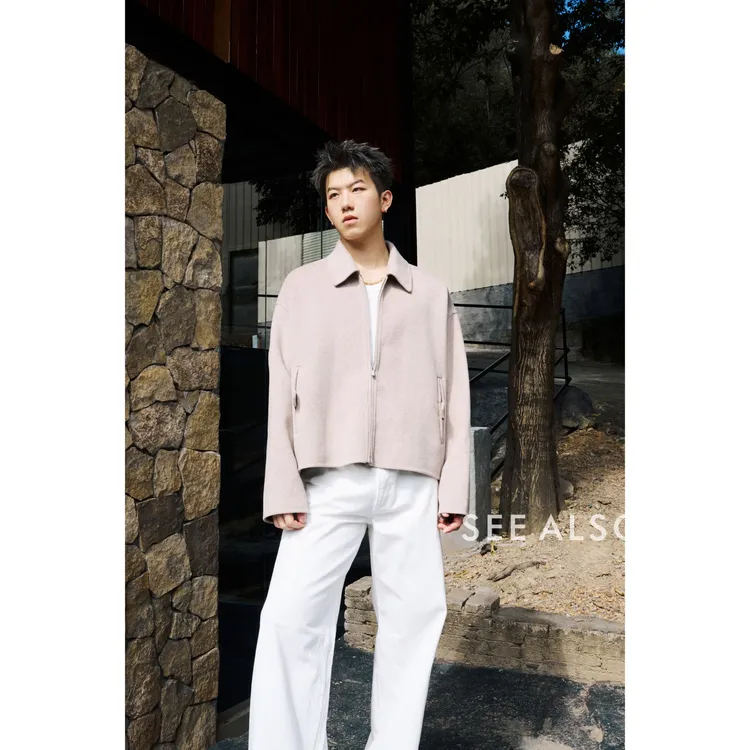 SEE ALSO『100%绵羊毛重磅款』超精纺丝光毛呢老钱新贵极简外套夹克