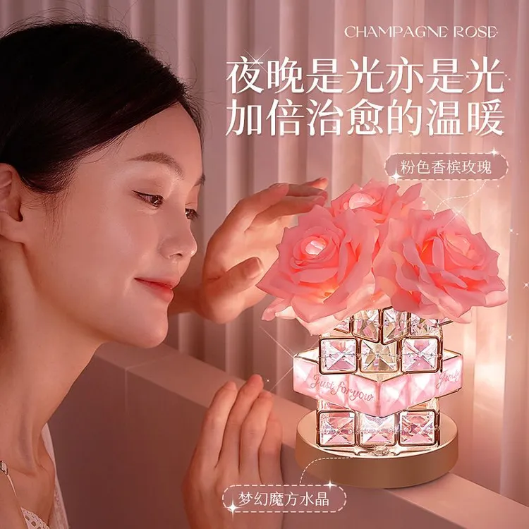 玫瑰花灯新新婚长明灯教师节礼品灯小夜灯氛围感生日闺蜜生日礼物