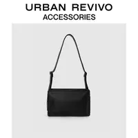 URBAN REVIVO2025冬季新款男士潮流PU可调节斜挎包UAJB50021