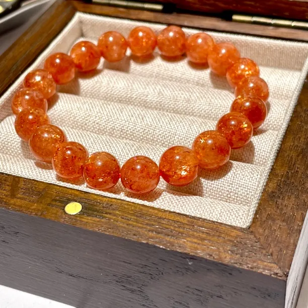 天然金太阳单圈手链女士时尚收藏级能量手串