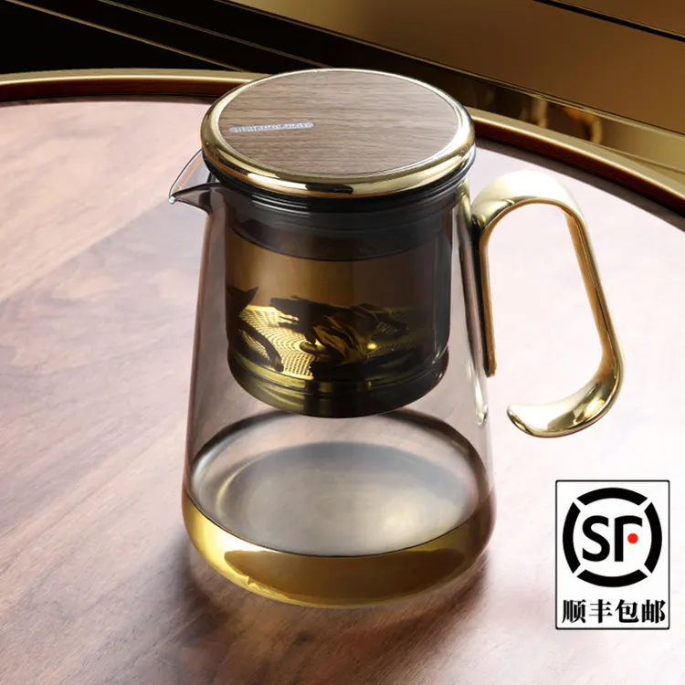 邦田高端泡茶壶茶水分离飘逸杯全玻璃耐热过滤冲茶神器家用茶具