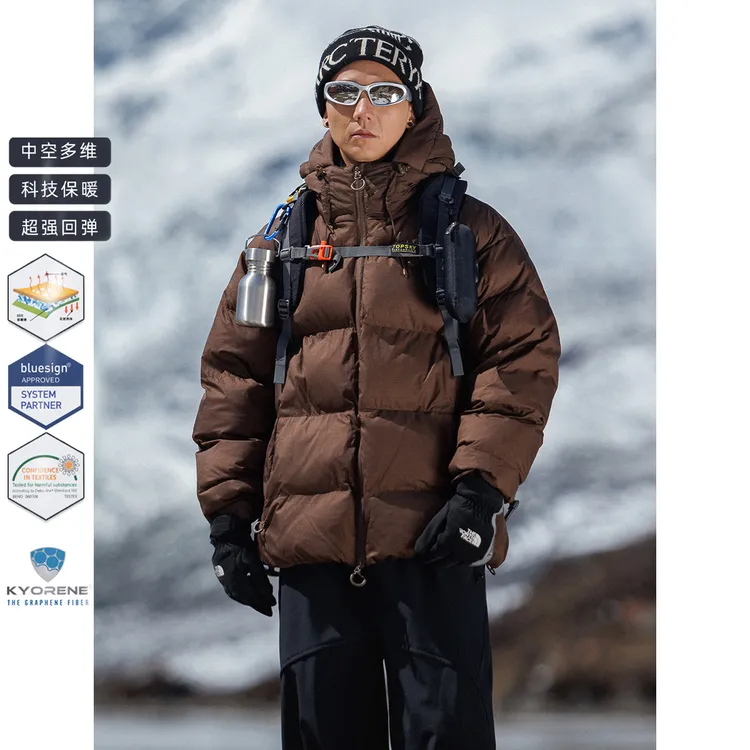 【高弹棉】山系户外保暖棉服 休闲宽松连帽保暖棉衣外套