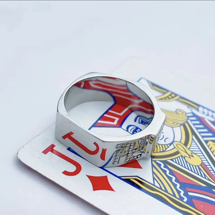 【主播专属】2026最新高清魔术表演道具反光看清扑克牌指环 