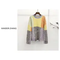 山大张设计师款减龄氧气感高级混色毛衫YBMS1J693百搭小众时髦感