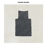  NiannNiann 新款女装极简时髦羊毛混纺高领无袖坎肩16161