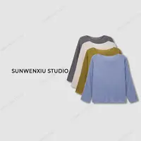 swx studio5店 “利落”设计感极简经典百搭春夏针织衫