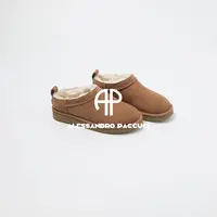 AP洛哥54121XX牛反绒+羊毛浅口雪地靴简约百搭时尚保暖休闲鞋