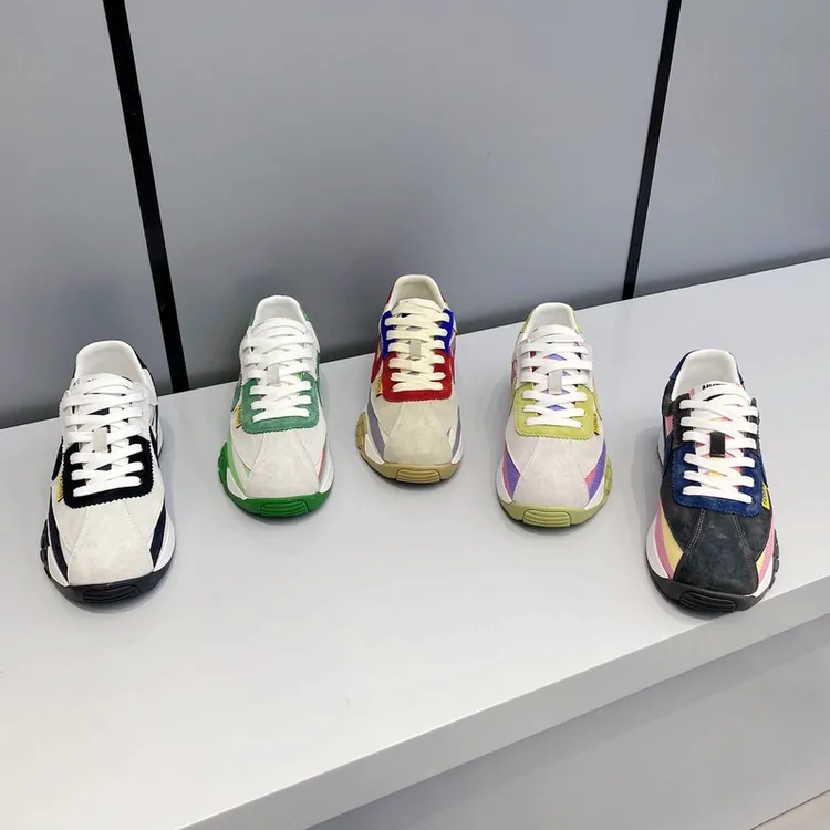 运动低帮薄款运动风夏季拼色时尚休闲鞋潮流阿甘鞋男鞋