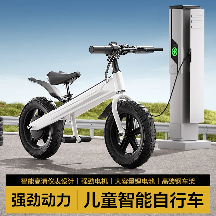 儿童平衡车自行车可电动可调速新款电动平衡车女童男童新款自行车