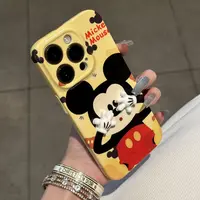 欧克里里遮脸米奇手掌适用苹果17菲林手机壳华为P70oppo小米vivo