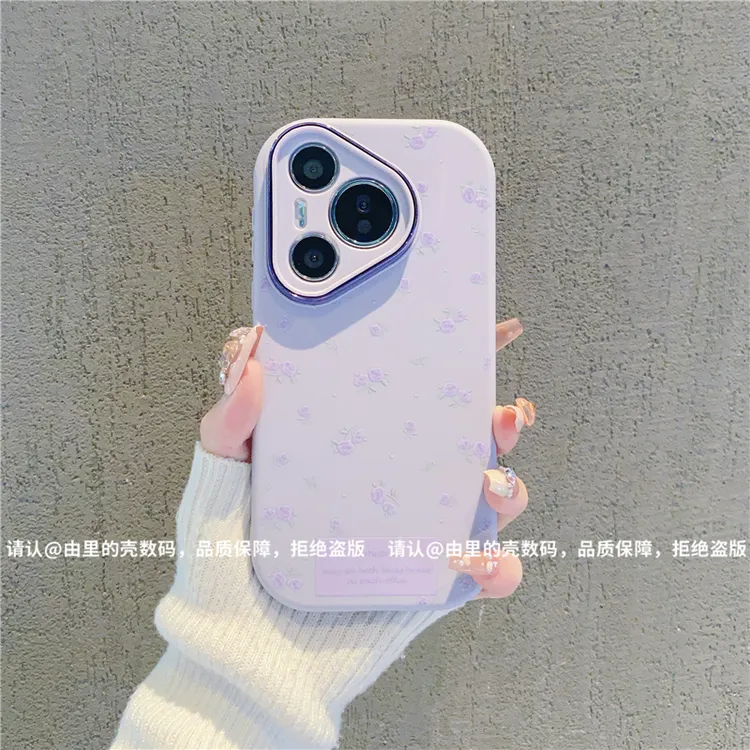 （华为系列）金属小胖妹适用华为P70/华为mate70/华为nova13手机壳