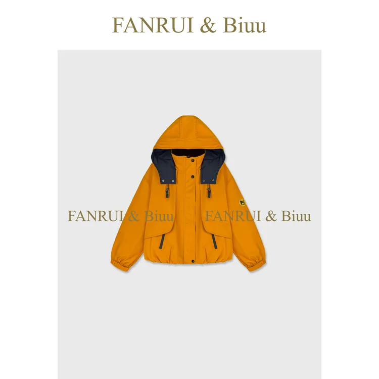 抖音双11泛芮「牧羊少女」三防派克服保暖加厚冲锋衣羽绒外套B18960