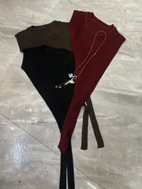 【冲姐】秋冬新款百搭时髦单品圆领套头纯色洋气披肩马甲