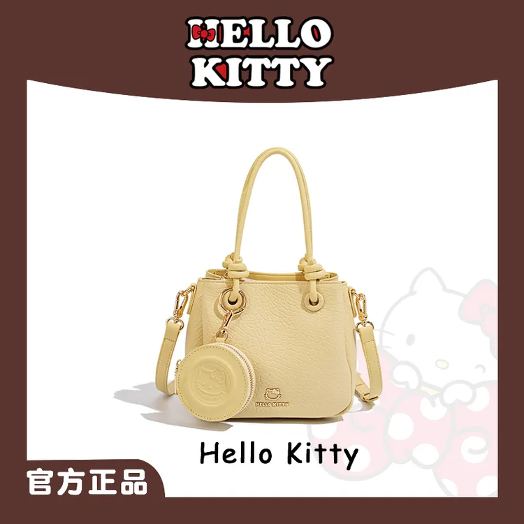 HELLO KITTY/凯蒂猫Kitty正品单肩斜挎手提可爱Kitty休闲枕头包