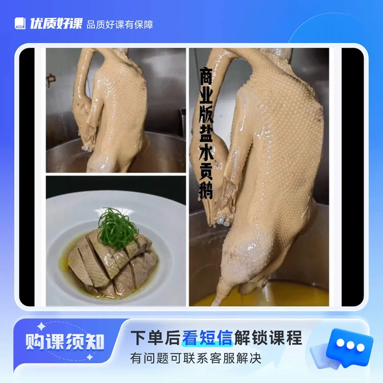 【商用盐水贡鹅教程】绝对的开店技术